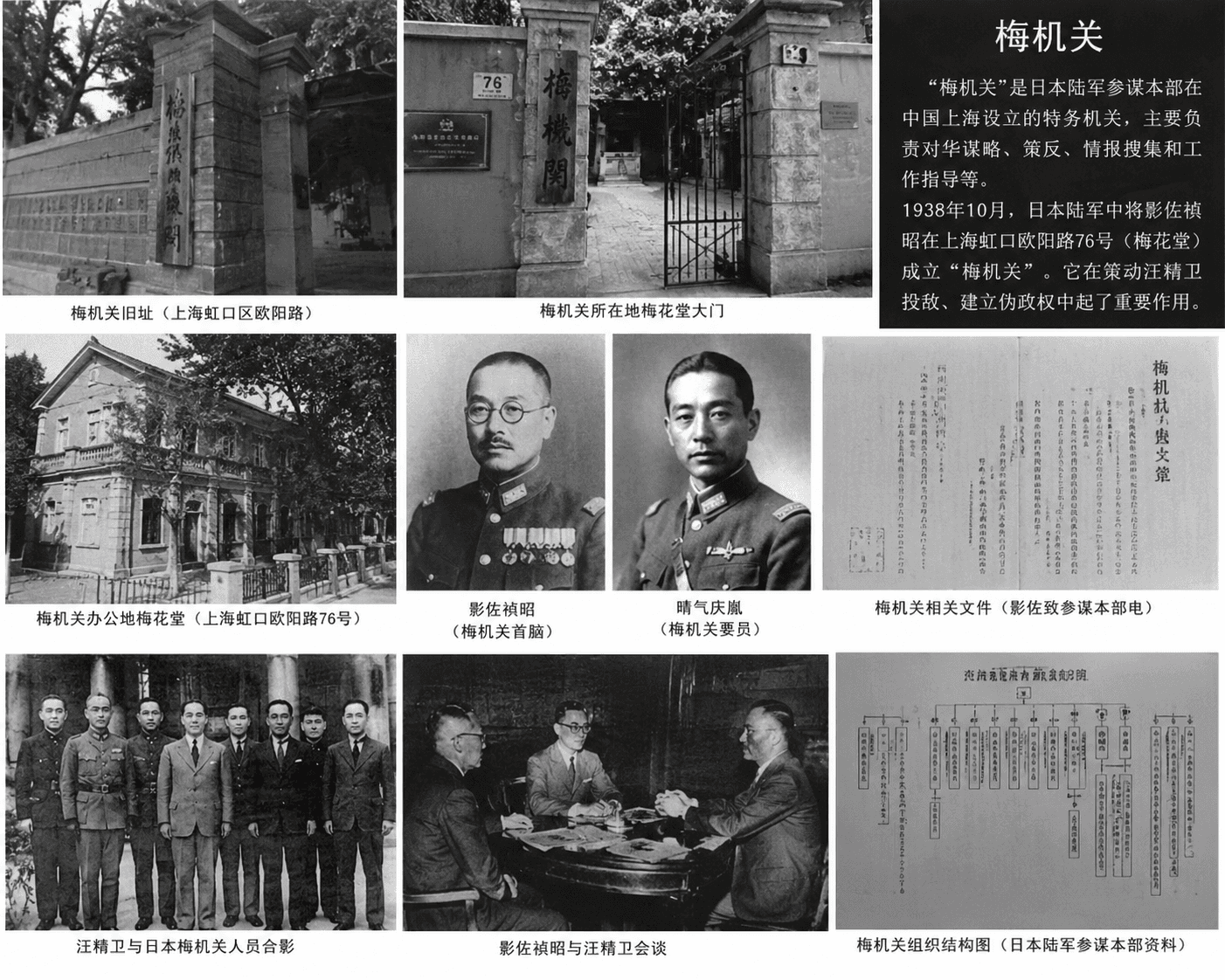 梅机关与日本在华特务网